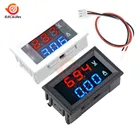100V 10A Car DC Digital Current Voltage Meter Tester 0.56 Inch Mini Digital Voltmeter Ammeter Dual Display 10A Volt AMP meter