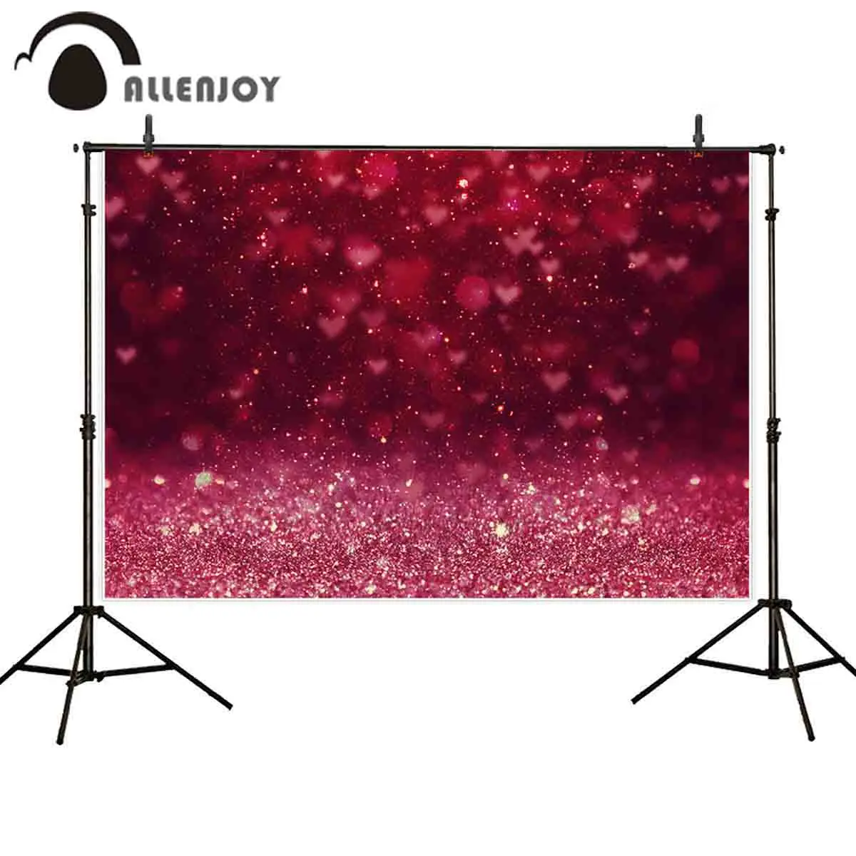 

Allenjoy сердце фон для фотосъемки розовый блеск боке 14 февраля День Святого Валентина фон Фотофон Фотостудия