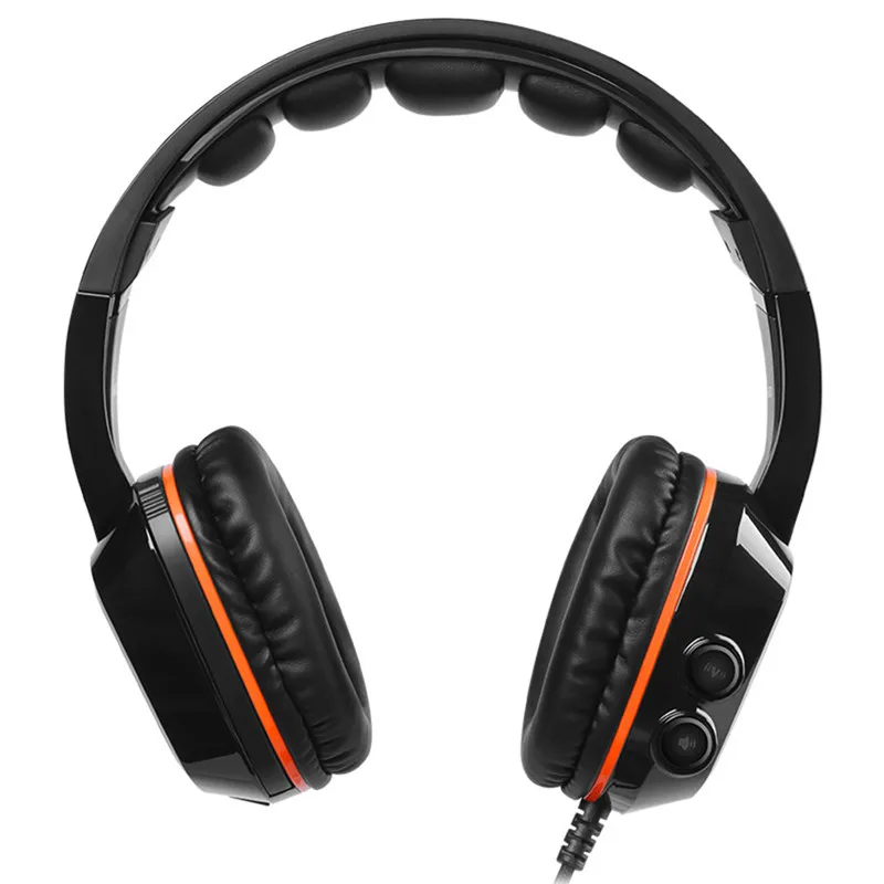 SOMIC G910 Игровые наушники с микрофоном LED Проводная гарнитура геймер 4D стерео бас USB