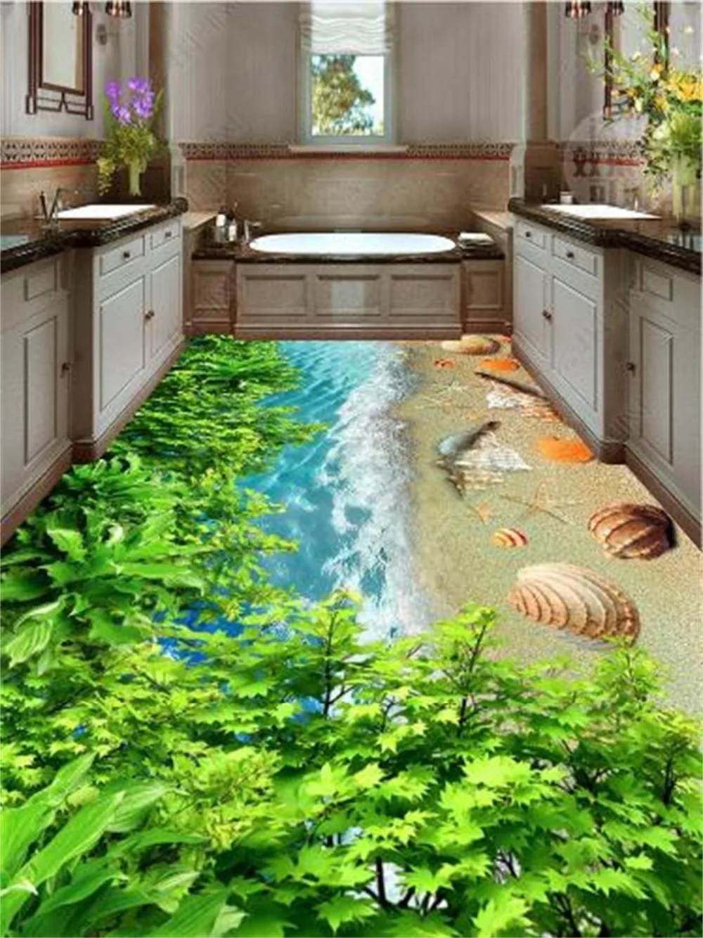 3D обои любых размеров на заказ настенные комнатные украшения для пола с