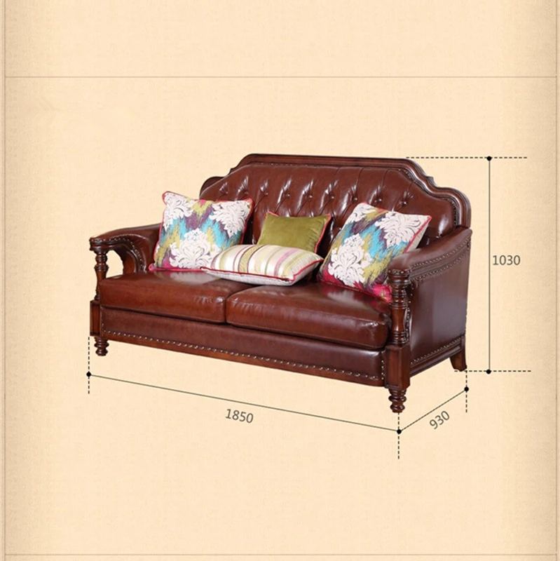 Диван-кровать divano futon из натуральной кожи секционная деревянная мебель комплект