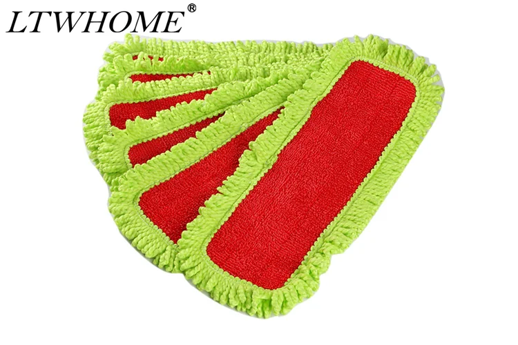 

LTWHOME 18 Inch Microfiber Washable Flat Mop Pad Refills