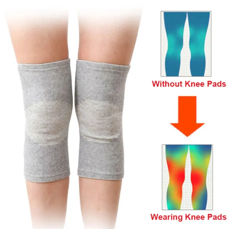 Unisex Knee Support Sleeves Bamboo Charcoal Fabric Sports Compression Warm Brace Anti-Slip Wrap Pads Joint Pain Injury Recovery |