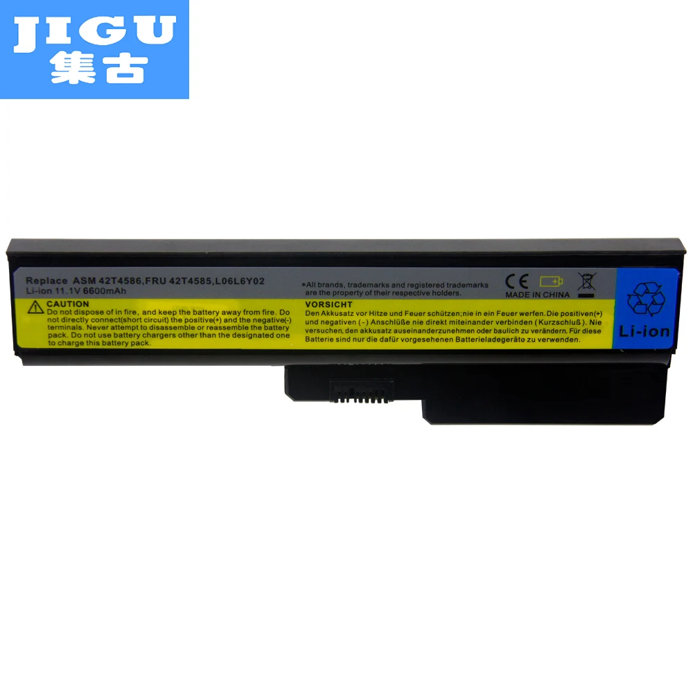 Аккумулятор JIGU для ноутбука Lenovo L06L6Y02 L08L6C02 L08L6Y02 L08N6Y02 L08O6C02 L08S6C02 L08S6D02 L08S6Y02 FRU 42T4585