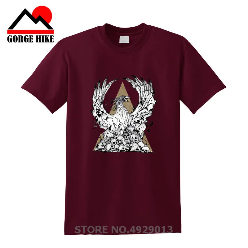 Футболка с принтом Голодные игры Феникс модная мужская футболка забавным Rebirth Angel