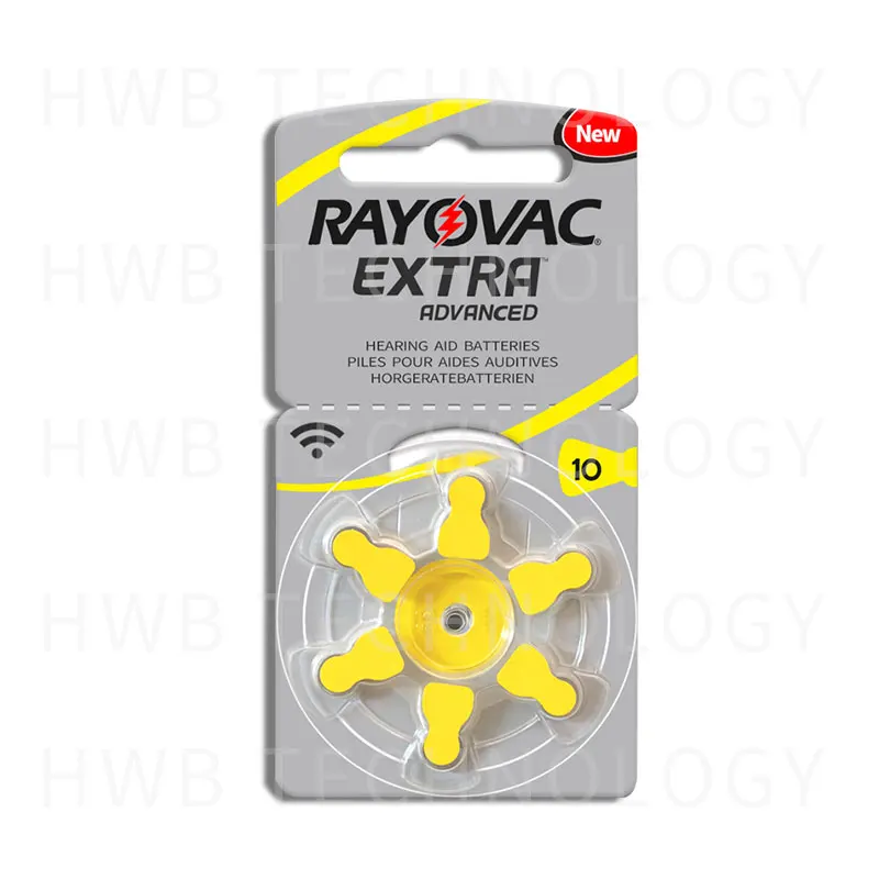 30x5 (Карта) Rayovac дополнительные батареи для слухового аппарата 10 A10 p10 PR70 Бесплатная