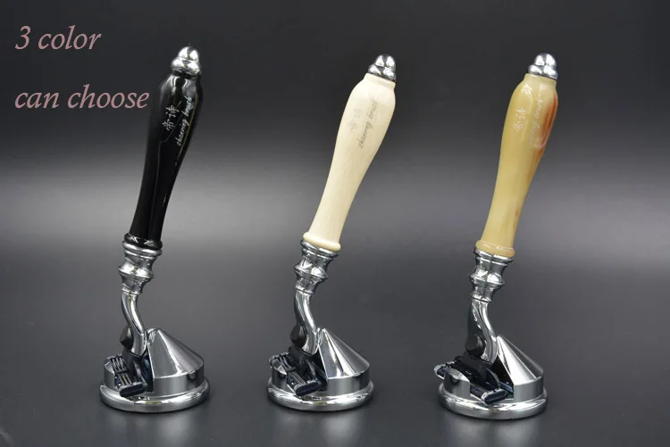 

Dscosmetic Shaving razor with 3 sharp blades for man and razor stand