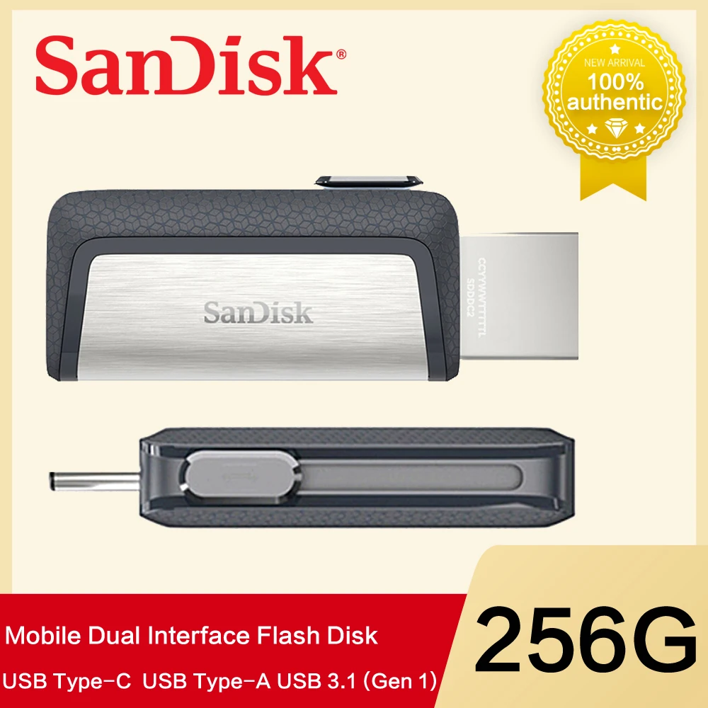 

Nueva sandisk 64 GB SDDDC2 Extreme de alta velocidad tipo C USB3.1 Dual OTG USB Flash Drive 128 GB pluma unidades32 GB 150 m/s