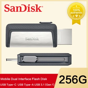 Nueva sandisk 64 Гб SDDDC2 Extreme de alta velocidad tipo C USB3.1 двойной OTG USB флэш-накопитель 128 ГБ pluma 3232 ГБ 150 мс