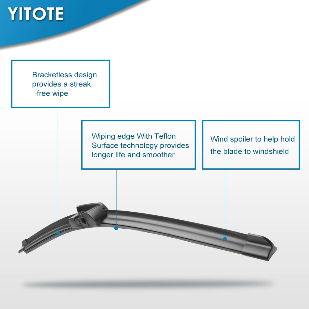 Щетки стеклоочистителя YITOTE для BMW 7 серии E65 E66 E67 E68 F01 F02 F03 F04 G11 G12 730i 735i 740i 745i 750i 760i 730d