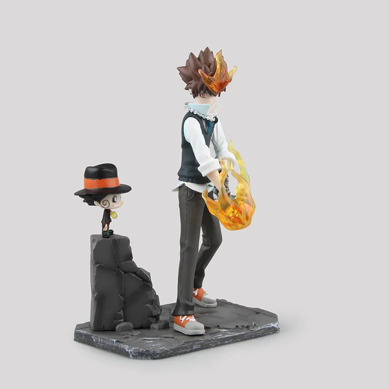 19 см HITMAN REBORN! Коллекционная экшн-фигурка реборн рука на огне игрушки куклы аниме