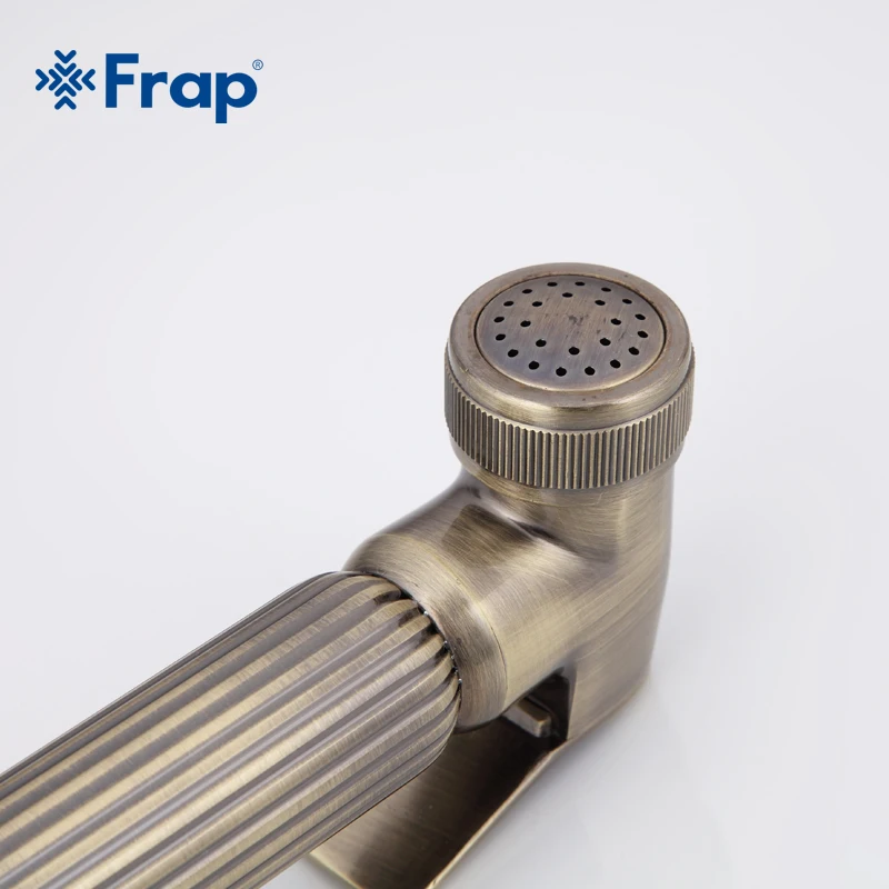 Frap латунный спрей для биде в ретро стиле твердая ручная Лейка Shattaf насадка