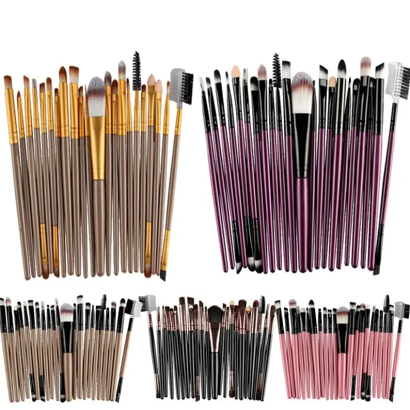 22 шт./компл. набор кистей для макияжа туалетных принадлежностей из шерсти 0704 |