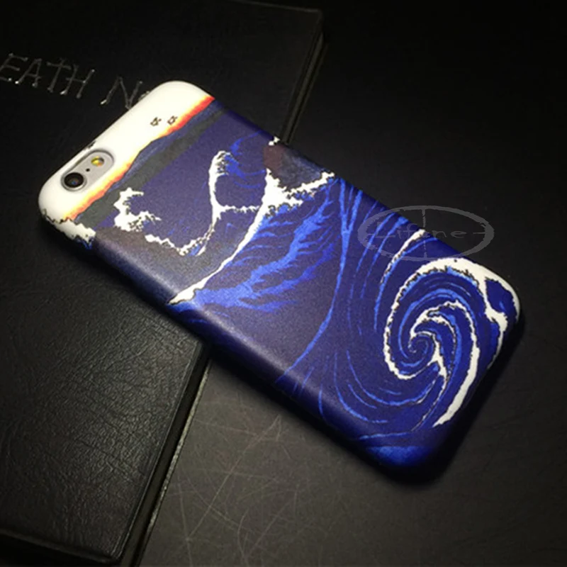 Kerzzil хит продаж защитный пластиковый матовый чехол с волнистым принтом для iPhone 6 6s