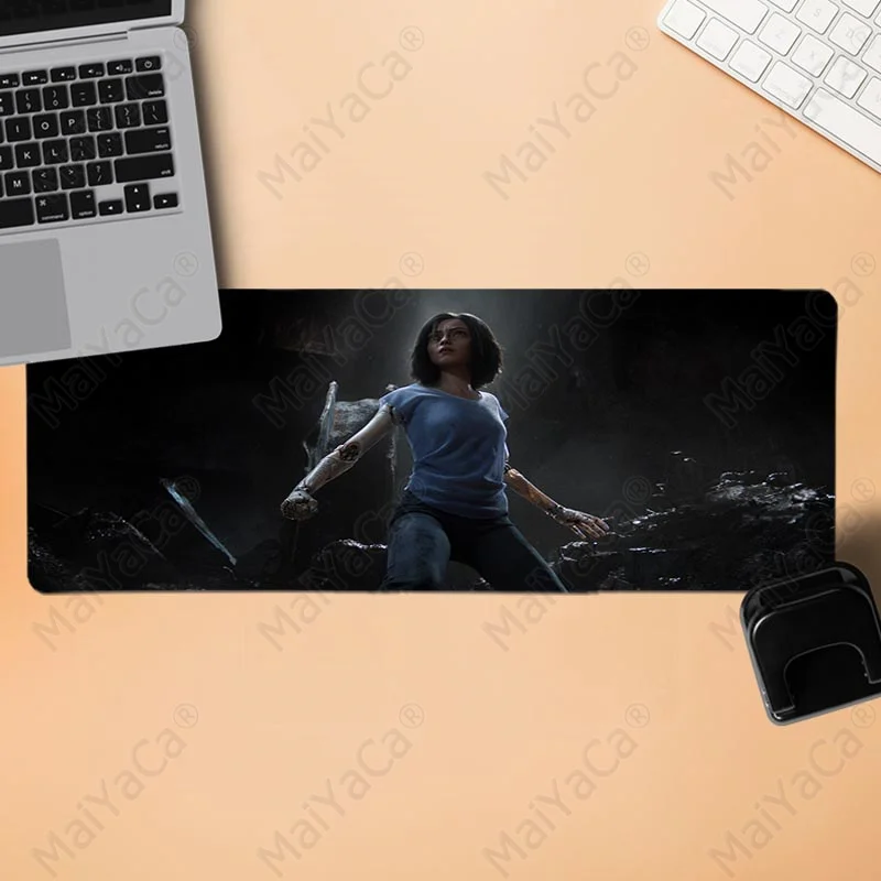 LockEdge 30x80cm Maiyaca мой любимый Alita боевой Ангел прочный резиновый коврик для мыши Прочный резиновый коврик для мыши коврик - Цвет: LockEdge 30x80cm