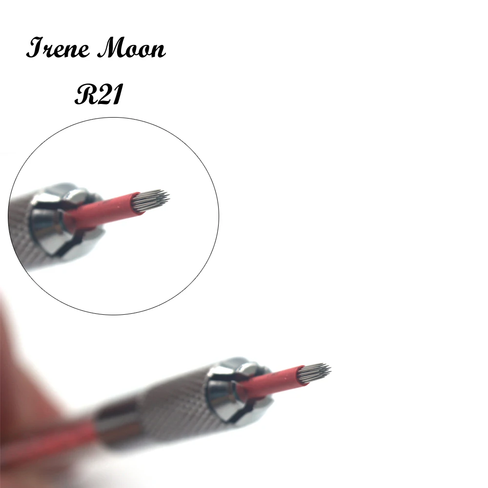 Иглы для микроблендинга круглый R3/R5/R7/R9/R21 Круглый иглы смешанные татуировки