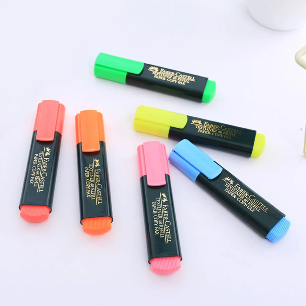 Faber Castell флуоресцентные цвета пера Mark штрихи на поразительное