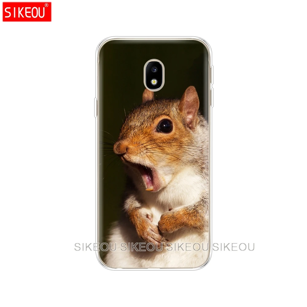 Силиконовый чехол для телефона Samsung Galaxy J3 J5 J7 2017 J330 J530 J730 PRO j2 2018 белка морская