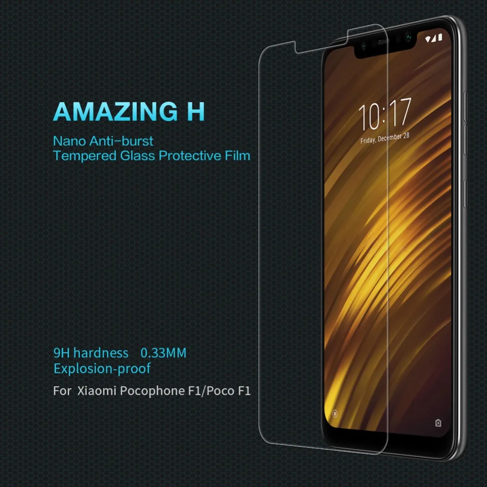 Для Xiaomi Pocophone F1 закаленное стекло Nillkin Amazing H/H + PRO Защита экрана для xiaomi Poco |