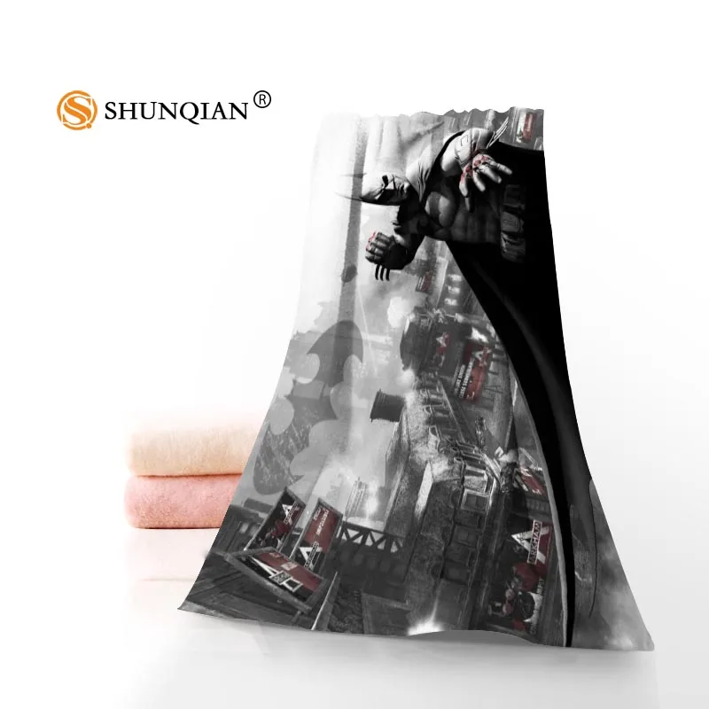 Batman Arkham полотенце s микрофибра банное полотенце s путешествия, пляж, полотенце для лица на заказ креативное полотенце Размер 35X75 см и 70X140 см A9.25 - Цвет: 11