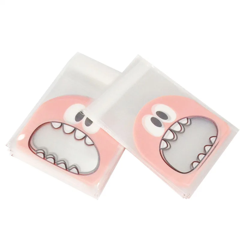 Фото 50Pcs/lot 7*7cm Cute Monster Sharp teeth Self-adhesive Gift Bags Wedding Birthday Party Cookie Packaging for Biscuits Candy Дом и сад 50Pcs/lot 7*7cm Cute Monster Sharp teeth Self-adhesive Gift Bags Wedding Birthday Party Cookie Packaging for Biscuits Candy Дом и сад
