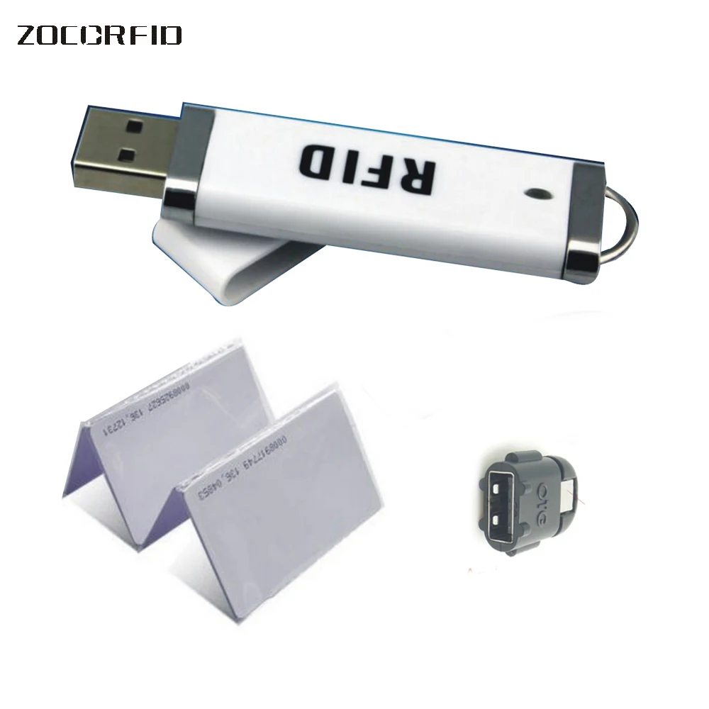 Микро Мини RFID считыватель 125 кГц ID ридер/USB Поддержка Android/iphoneos/ipad/windows+ 10 карт