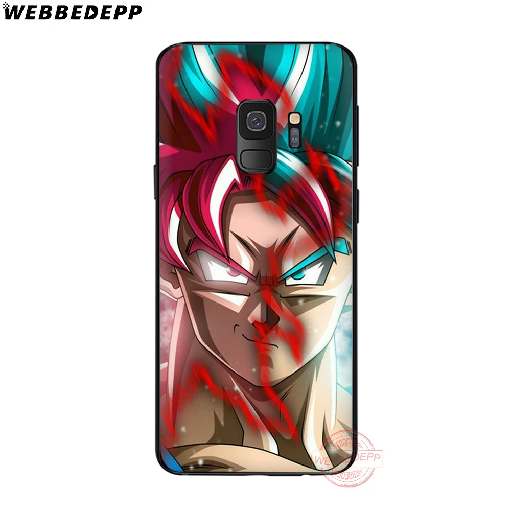 WEBBEDEPP Dragon Ball Z Super DBZ Goku Saiyan Soft Phone Case for Samsung S6 S7 Edge S8 S9 S10 Plus J4 J6 J7 J8 Note8 9 10 |