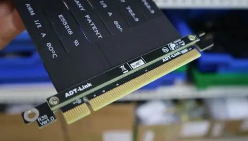 Кабель расширения для графической карты Riser PCI Express Gen3.0 E 16x на PCIe 3 0x16 5 см GTX1080ti