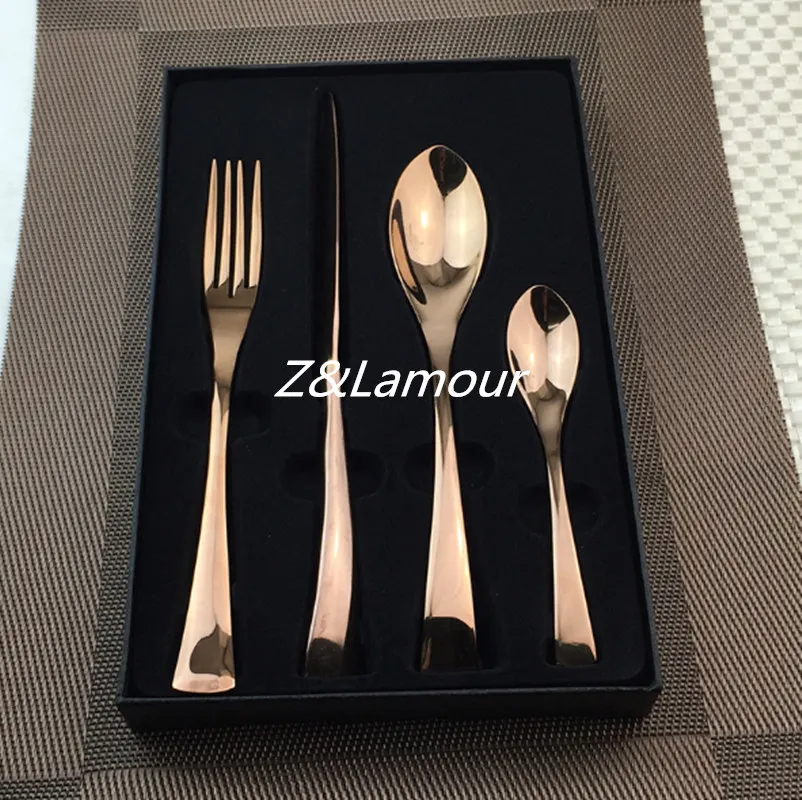 

Z&Lamour 2 boxes / set of European stainless steel high-grade Western cutlery