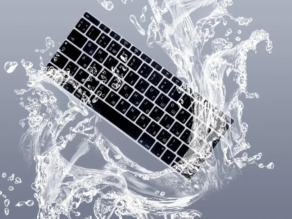 Силиконовый чехол для Macbook Pro 13 дюймов A1708 (2017 выпуск без сенсорной панели) русская