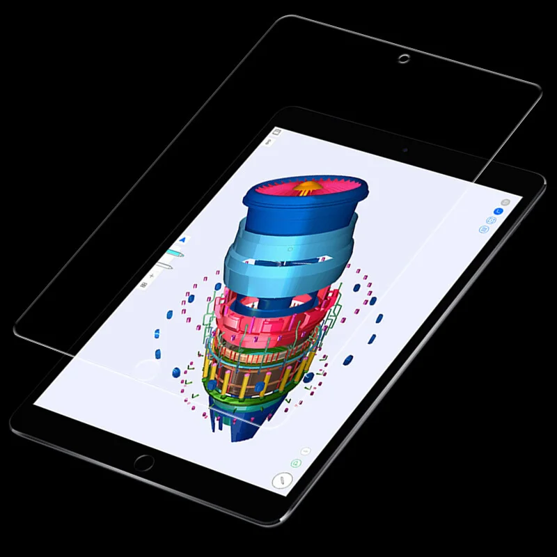 2.5D полное покрытие Экран Защитная крышка для Apple iPad 2/3/4 5 6 Air 1 2 9 7 2018 закаленное