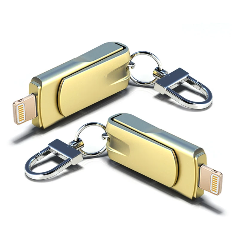 Роскошный флеш накопитель Lightning USB для iPhone 32 ГБ 64 128 16 iPad ноутбука Dekstop ПК|USB