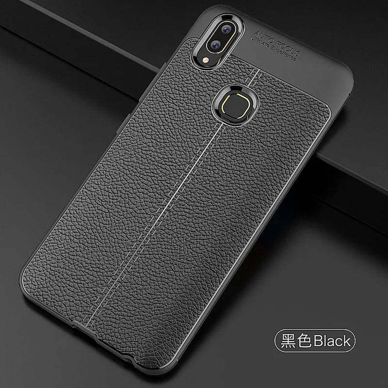 Роскошный кожаный чехол YUETUO из мягкого ТПУ для телефона vivo v9 v 9 y85 силиконовые
