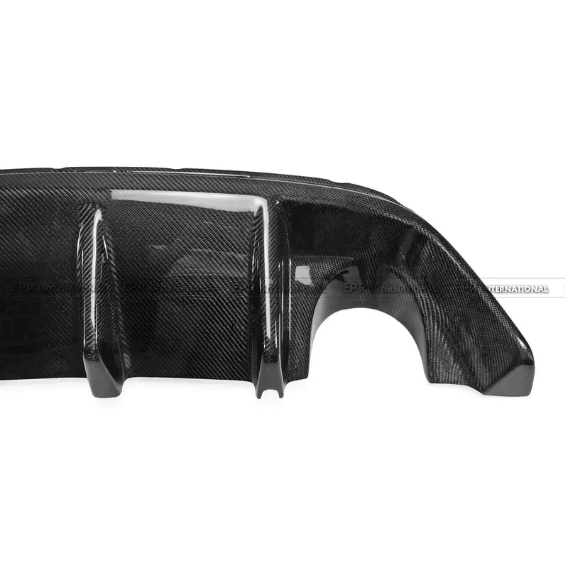 Для Ford Focus 2010 углеродное волокно RS ТИП задний диффузор глянцевый волоконный задний бампер под панель аксессуары гоночная отделка автомобиля-Стайлинг