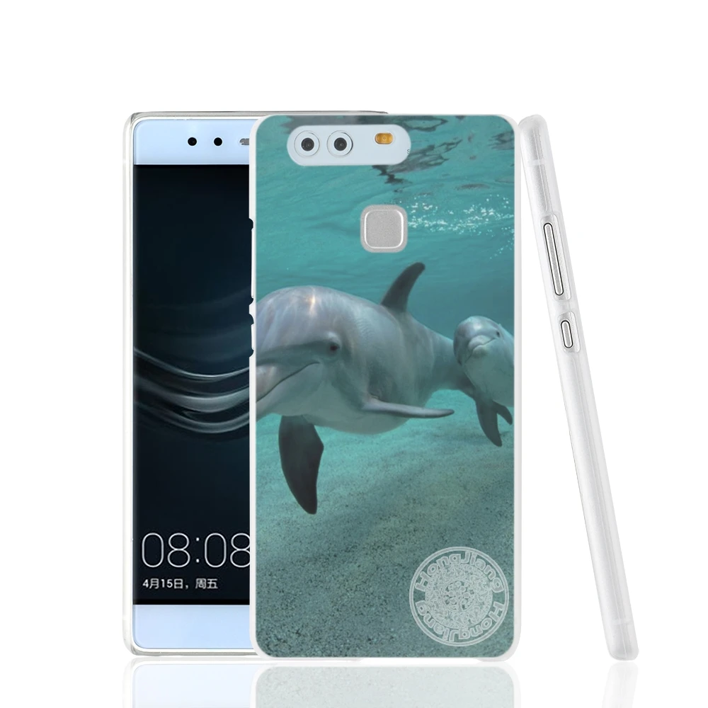 HAMEINUO чехол для телефона с изображением морского дельфина huawei Ascend P7 P8 P9 P10 lite plus G8 G7