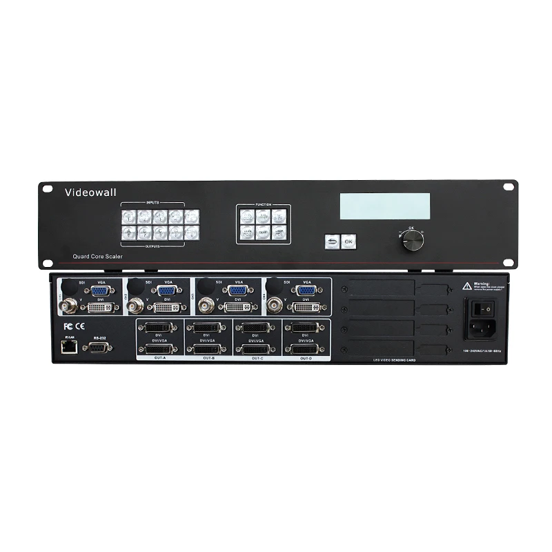 Бесплатная доставка 8k видео процессор светодиодный сплитсер дисплей Контроллер