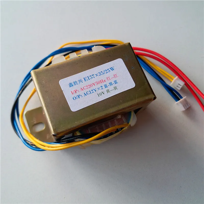 12V-0-12V 1.6A 10 в 0.5A трансформатор 220 В вход EI57 * 35 терминал мультимедиа активный