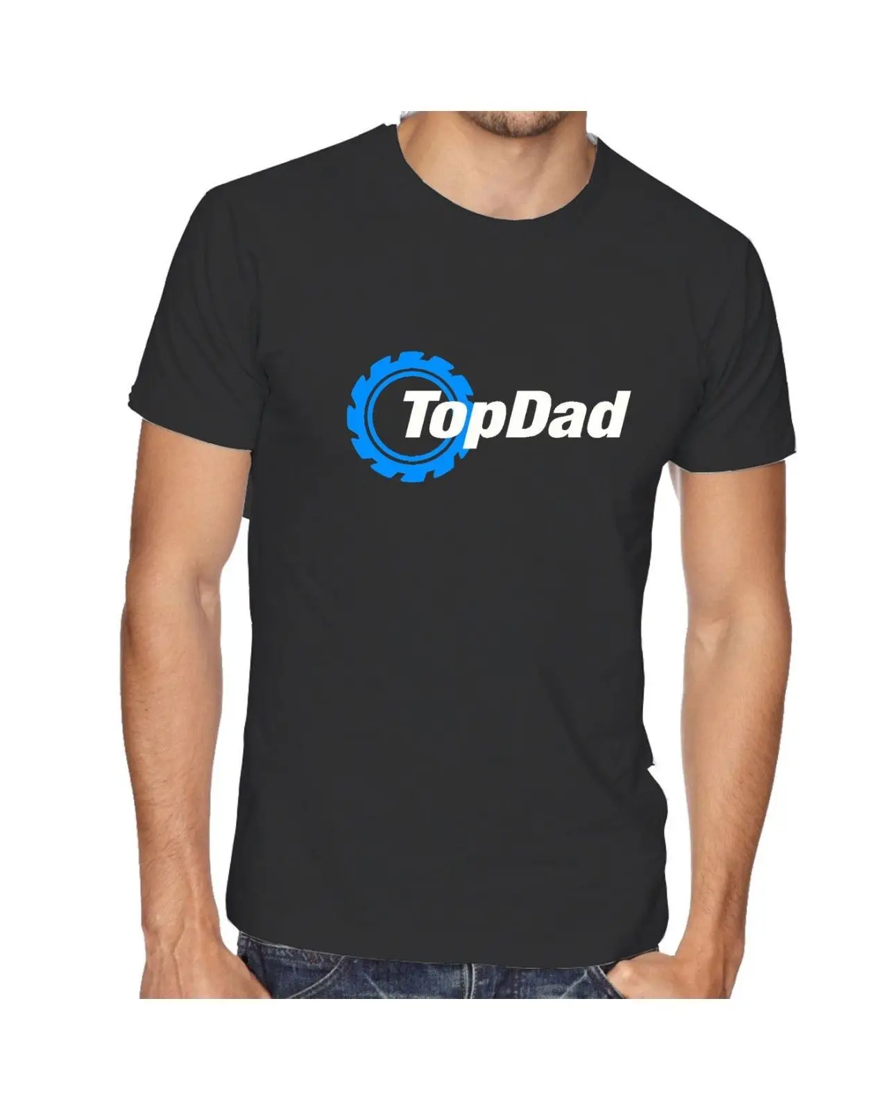 Топ Папа футболка Шестерни пародия Fathers Day Tee подарок на день рождения