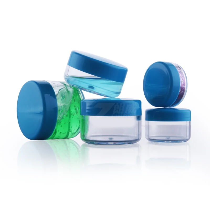 

3g/5g/10g/15g/20g Ordinary Blue Box Small Round Cream Bottle Fibreboard Loose Powder Box 20PCS/LOT