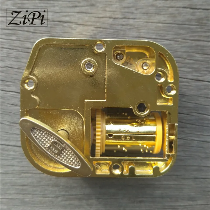 Zipi Home Gold Clockwork тип движения части Hurdy-guurdy DIY музыкальная шкатулка музыкальный набор движений 18 мелодий красивая мелодия подарок