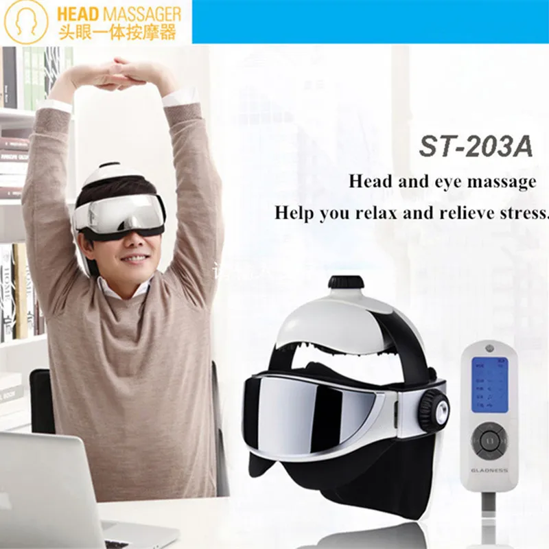 Ectric Головы Массажер Вибрации Глаз Шеи Десятки Массаж Физиотерапия Аппарат С