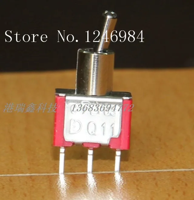 

[SA]T8013-TNCQ Brachypodium single stitch two tranches M6.35 Deli Wei small toggle switch toggle switch 1MS1--50pcs/lot