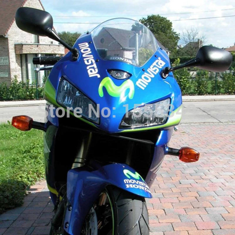 Nuoxintr зеркала заднего вида мотоцикла черный зеркала для Honda CBR600RR CBR 600 RR 03-08 1000RR 04-07 2004 2005 2006