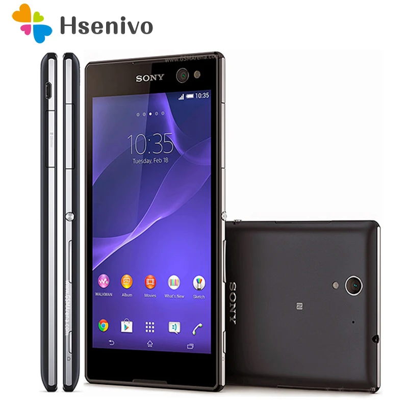Sony Xperia C3 отремонтированы оригинальный D2533 D2502 1 ГБ ОЗУ 8 Гб ПЗУ 5 &quotQuad Core GSM 8MP Android 4G