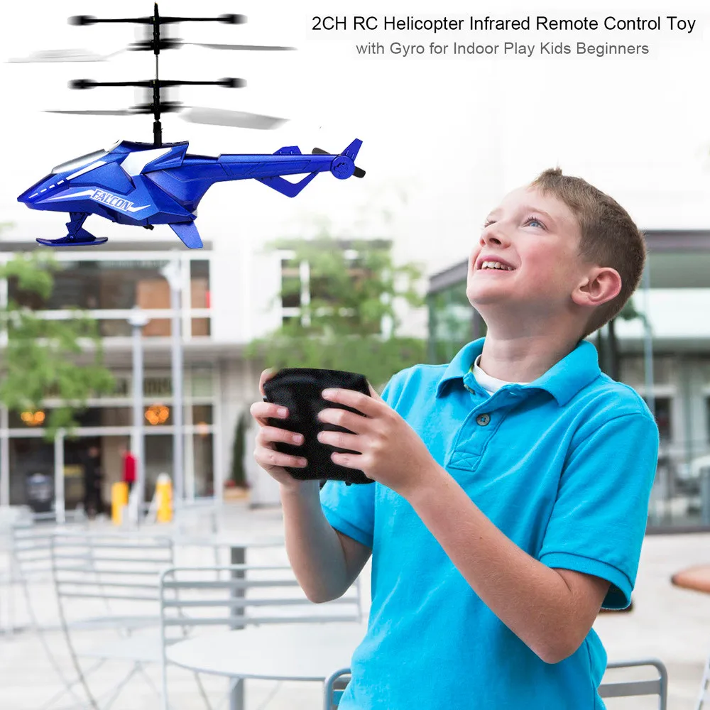Прохладный мини Drone вертолет Инфракрасный пульт дистанционного Управление RC
