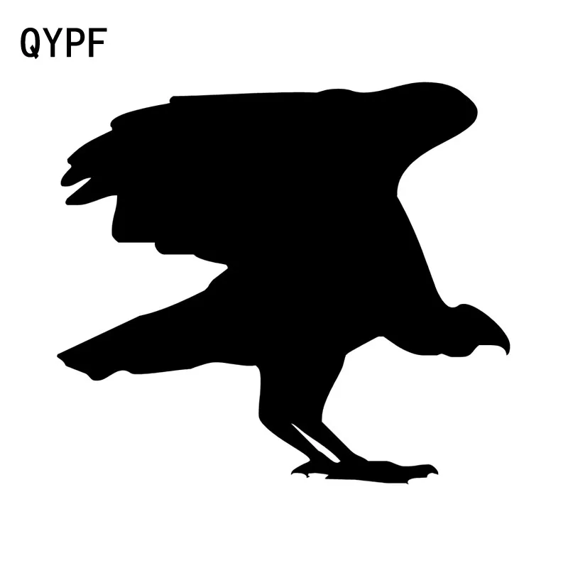 QYPF 15 7 см * 14 декоративная наклейка в виде животного из мультфильма птицы