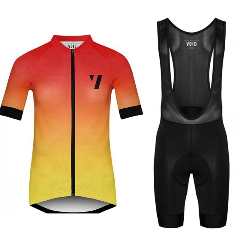 VOID cycling suit White cycling jersey and black shorts MTB cycle sets Women classic Sport shirt Rennrad tragen Breathable - Цвет: 9