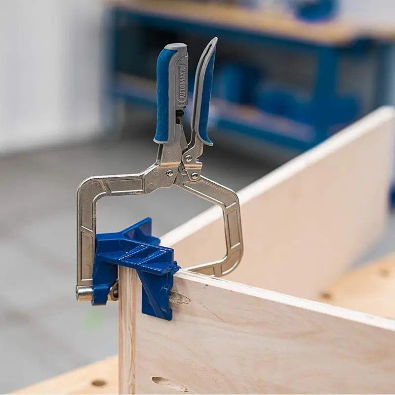 For Kreg Jigs KHCCC 90° Corner Miter Clamp Jigs T Joints Pro Multifunctional Miter Jigs Woodworking Tool 90° Corner Clamp