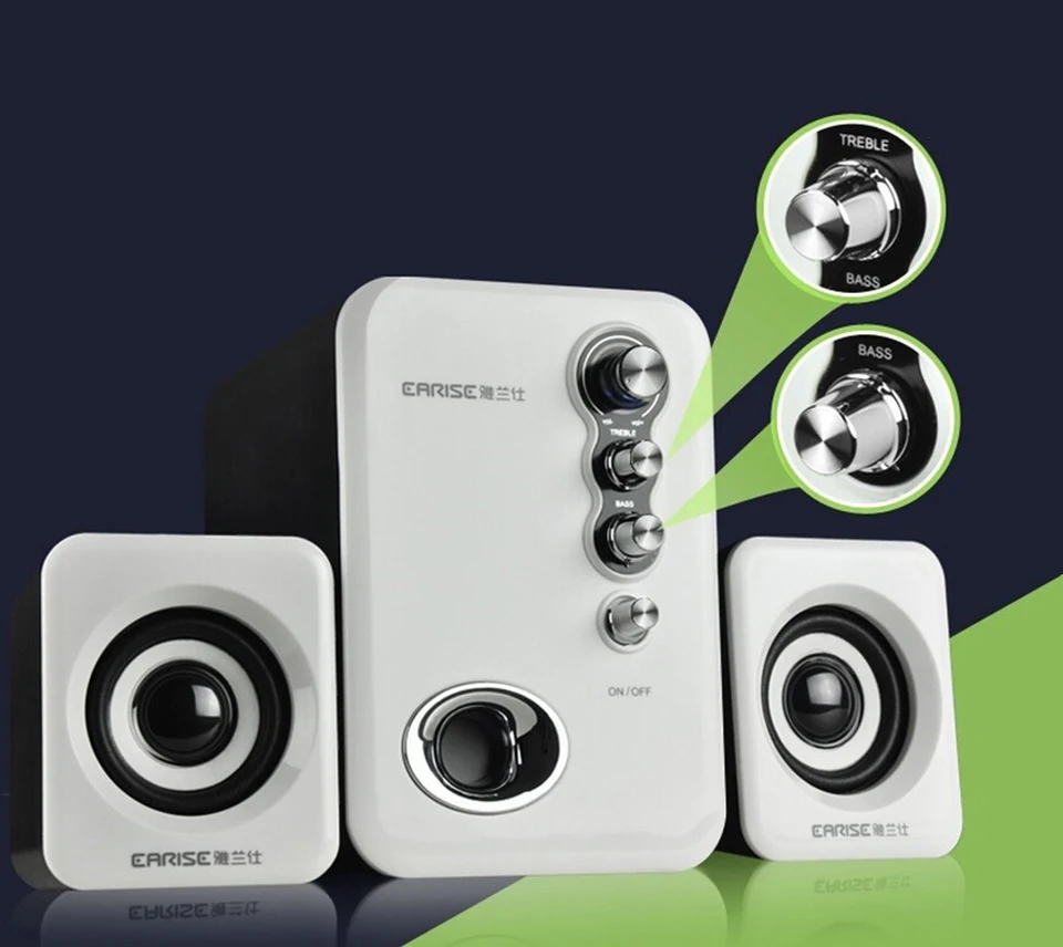Лучшая аудиосистема Q8 HiFi динамик s настольный мультимедиа Мини Компьютерная