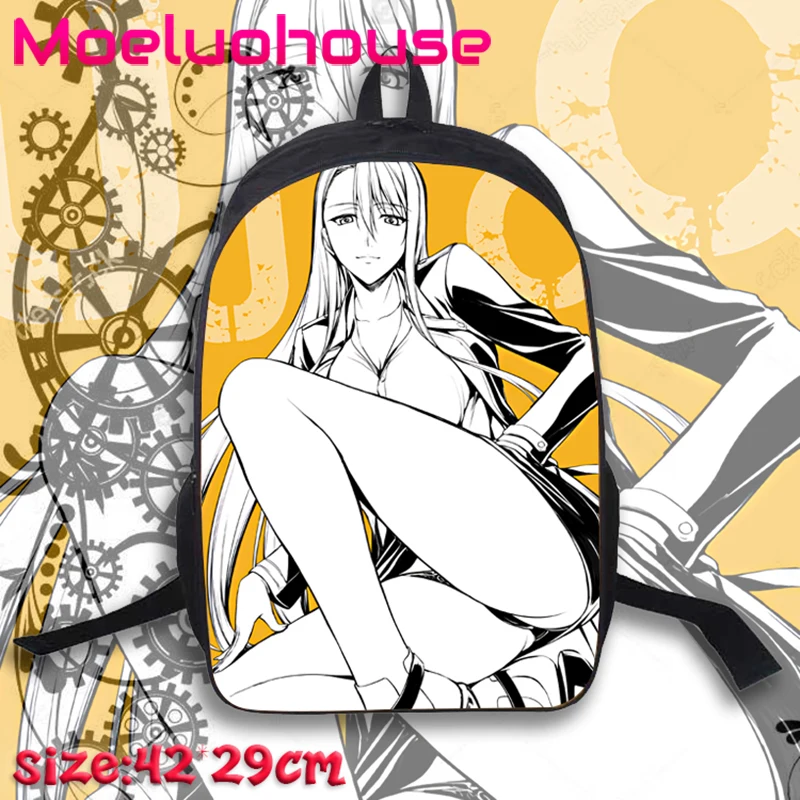 Moeluohouse аниме для женщин мужчин Negima UQ держатель Evangeline рюкзак школьный Студент